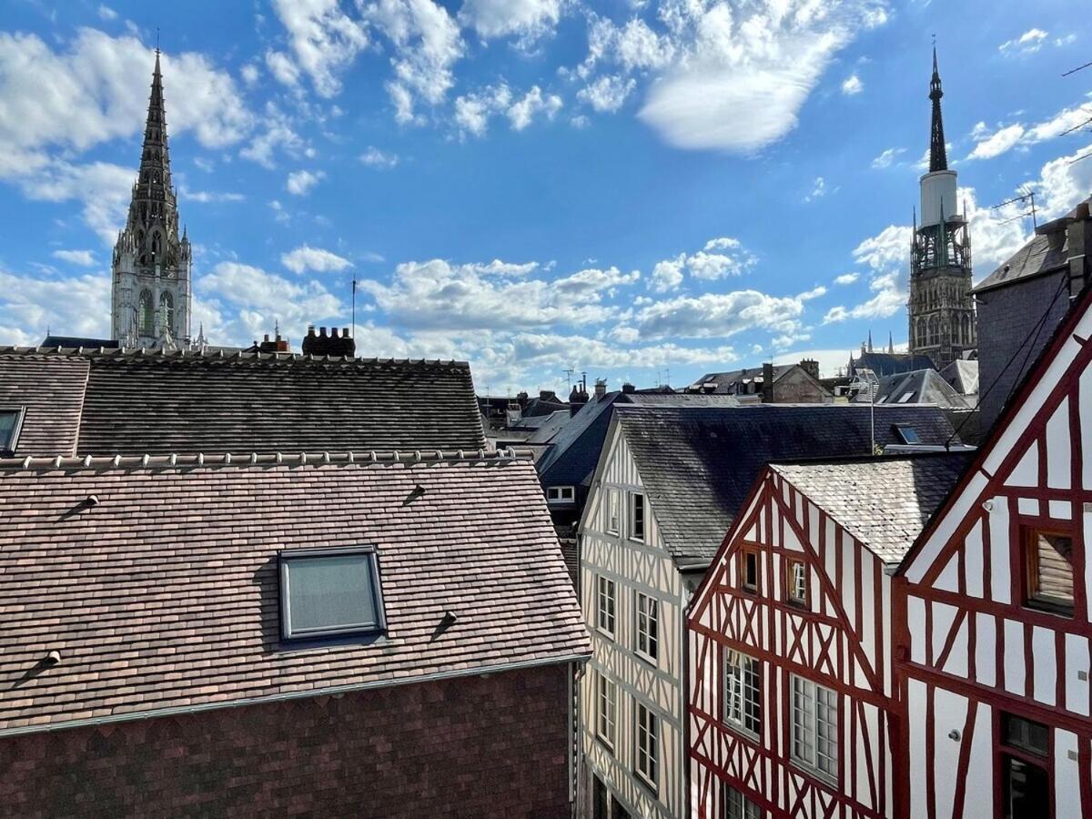 Le 1731, Rouen Coeur D'Histoire, Superbe Duplex Apartment Luaran gambar