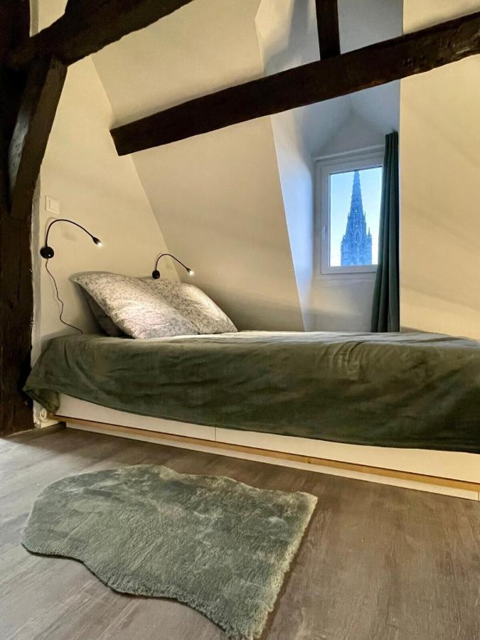 Le 1731, Rouen Coeur D'Histoire, Superbe Duplex Apartment Luaran gambar