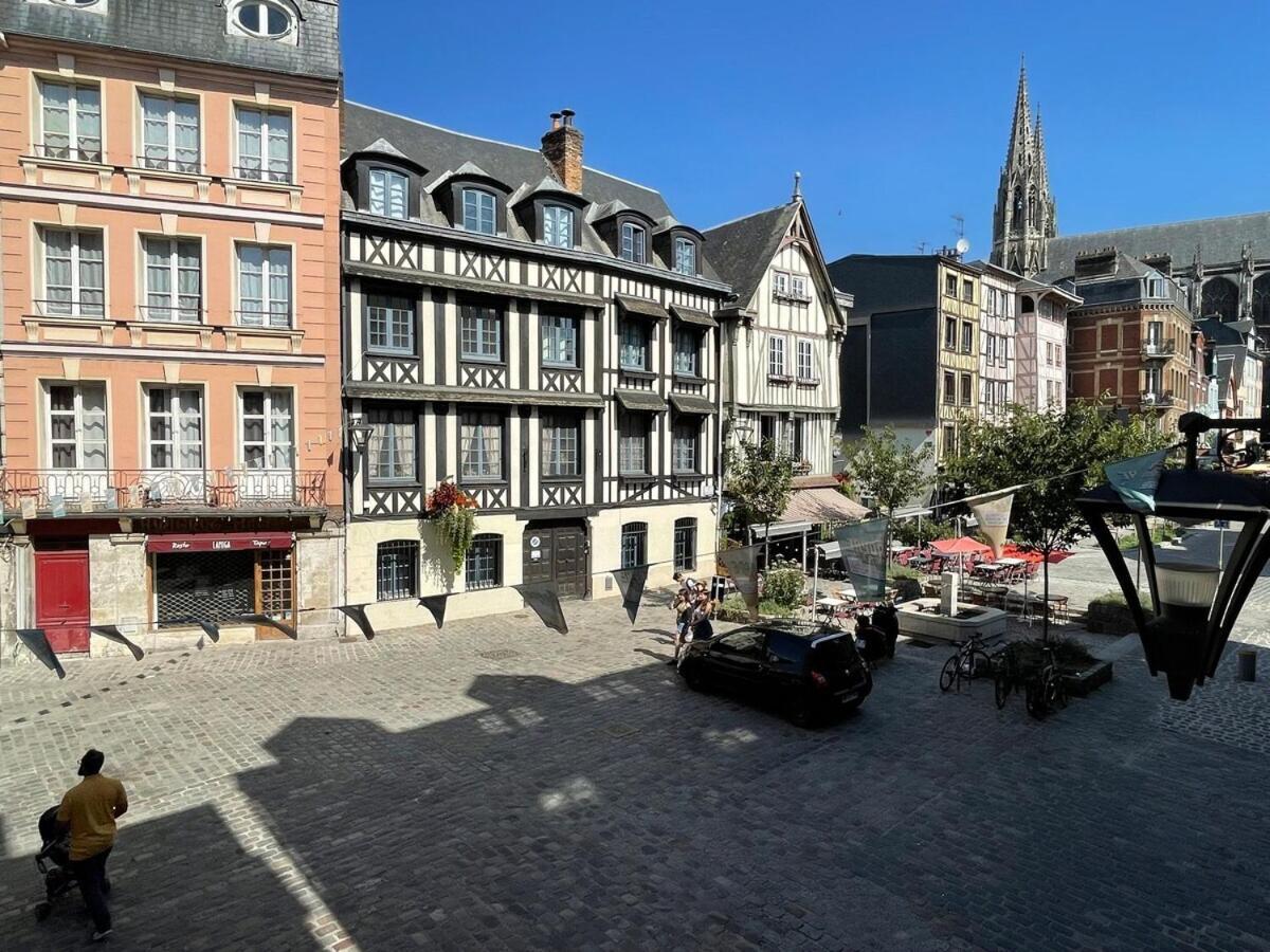 Le 1731, Rouen Coeur D'Histoire, Superbe Duplex Apartment Luaran gambar