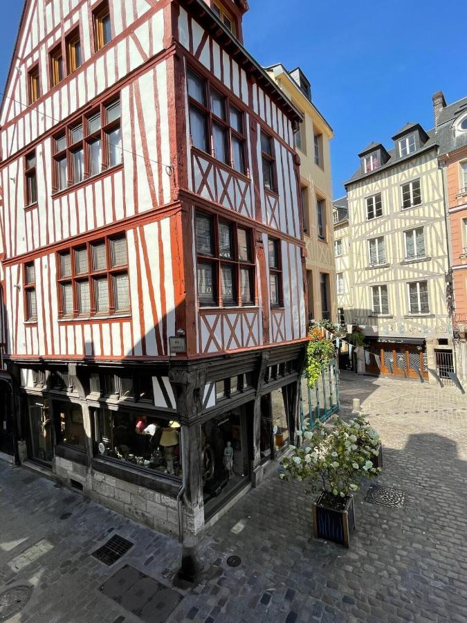 Le 1731, Rouen Coeur D'Histoire, Superbe Duplex Apartment Luaran gambar