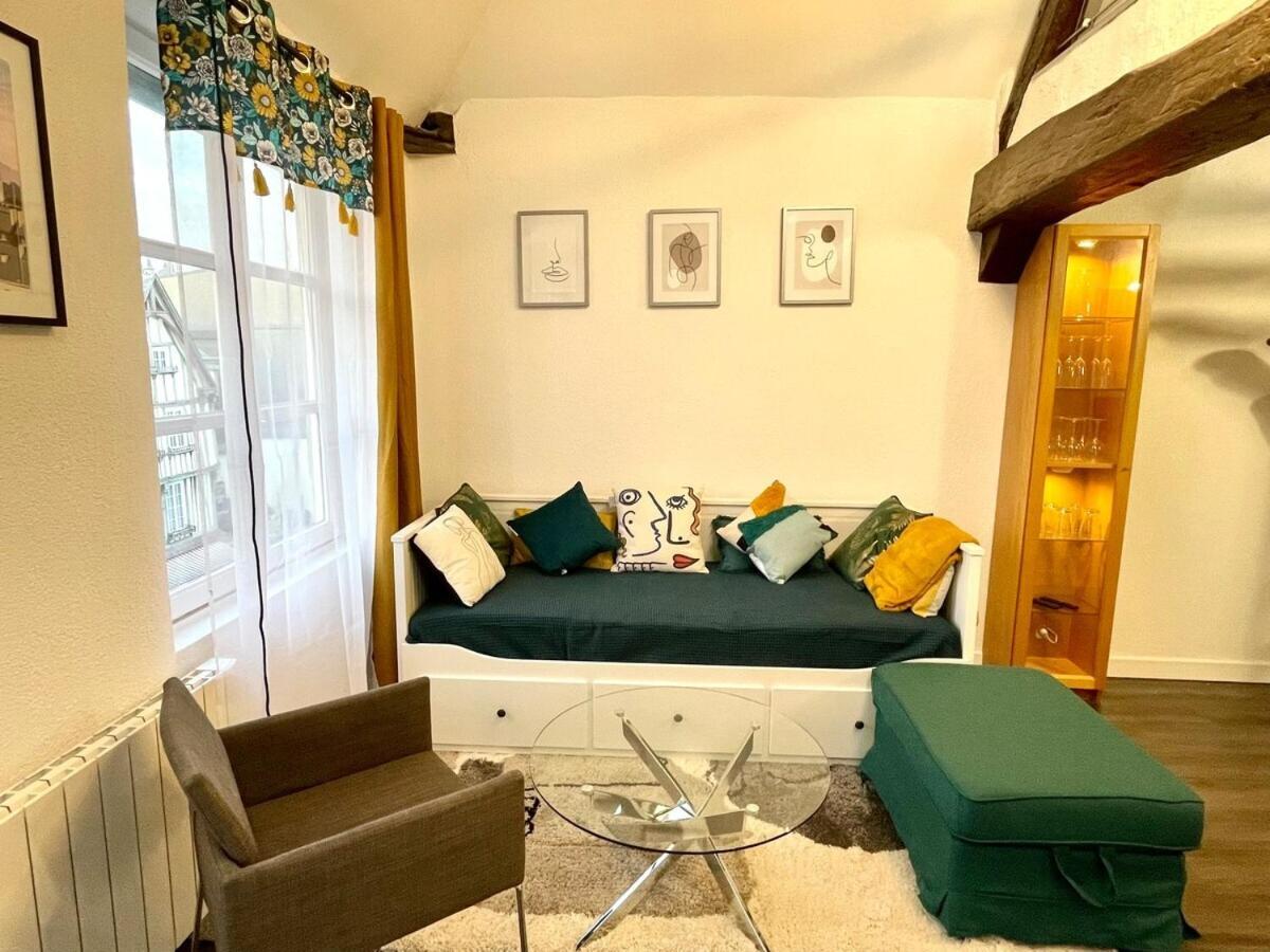 Le 1731, Rouen Coeur D'Histoire, Superbe Duplex Apartment Luaran gambar